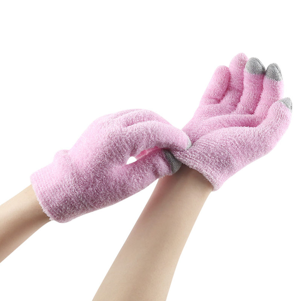 Touch Screen Spa Gloves Moisturizing Gel Gloves Heal Eczema Cracked Dry Skin Cracked hand Cuticles for for Repair Image 4