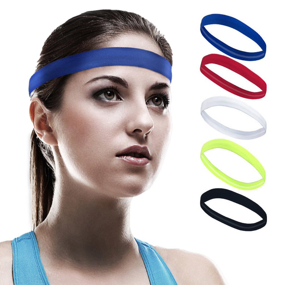 1Pcs Headband for Men and Woman Sweatband Sport Headband Perfect for Working Out Running Yoga- High Stretchand Moisture Image 1