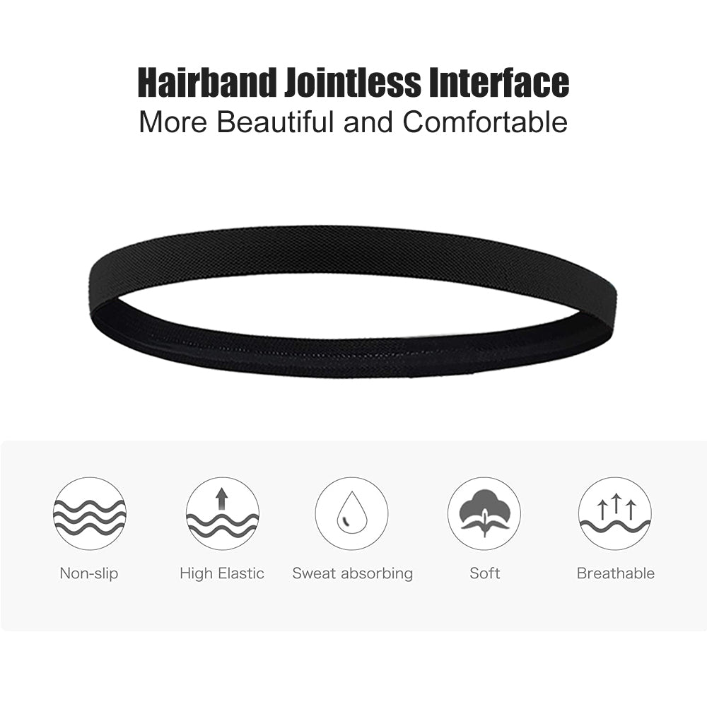 1Pcs Headband for Men and Woman Sweatband Sport Headband Perfect for Working Out Running Yoga- High Stretchand Moisture Image 4