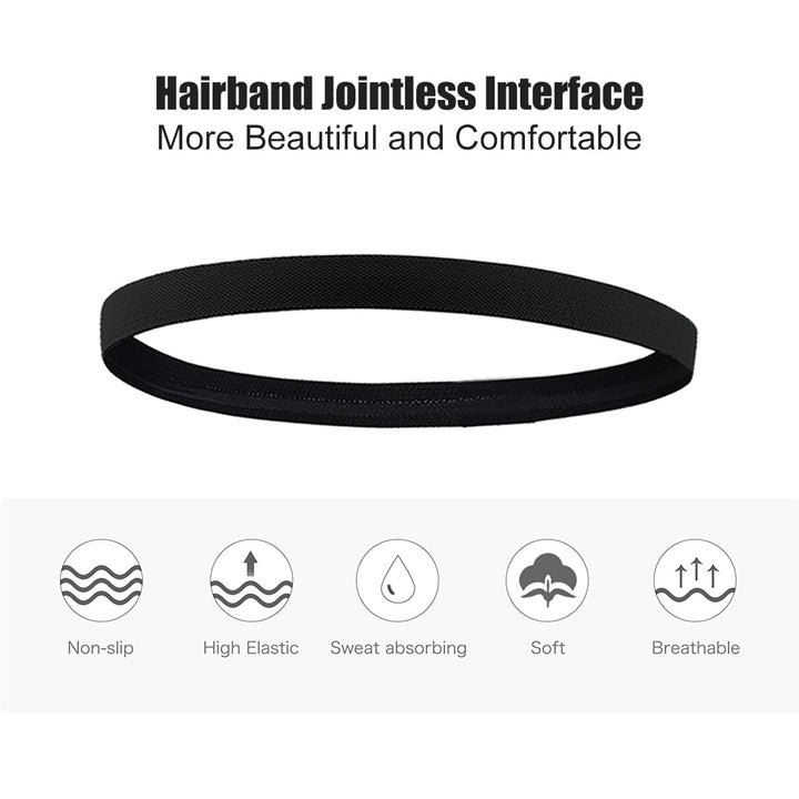 1Pcs Headband for Men and Woman Sweatband Sport Headband Perfect for Working Out Running Yoga- High Stretchand Moisture Image 4