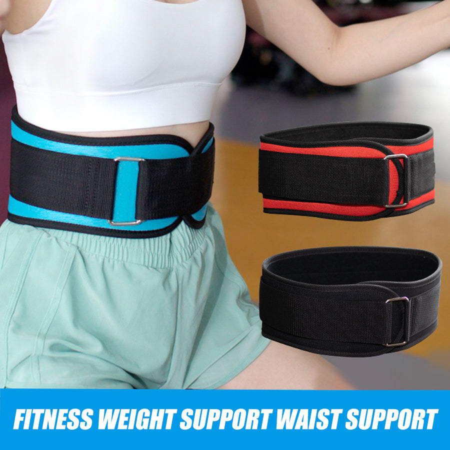 GOMOREON 1Pcs Fitness Workout Belt Proper Weight Lifting Form - Lower Back Support for Squats Deadlifts Cross Training Image 1