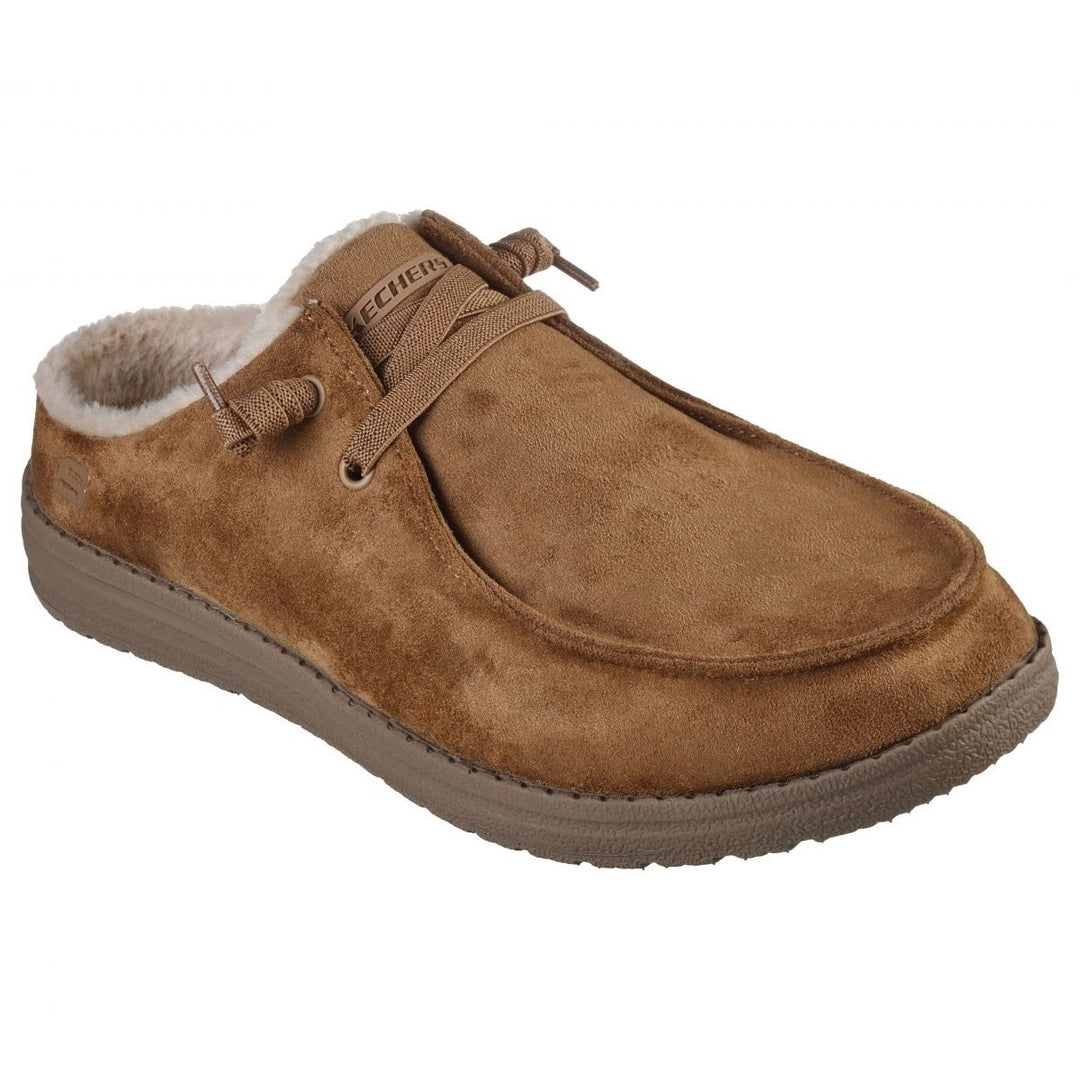 Skechers Mens Relaxed Fit: Melson - Mozley Slip-On Tan - 210379-TAN TAN Image 2