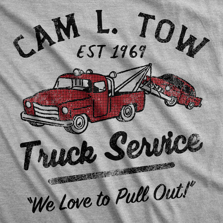 Cam L Tow Truck Service Unisex Hoodie Funny Sarcastic Adult Joke Hooded Sweatshirt Image 2