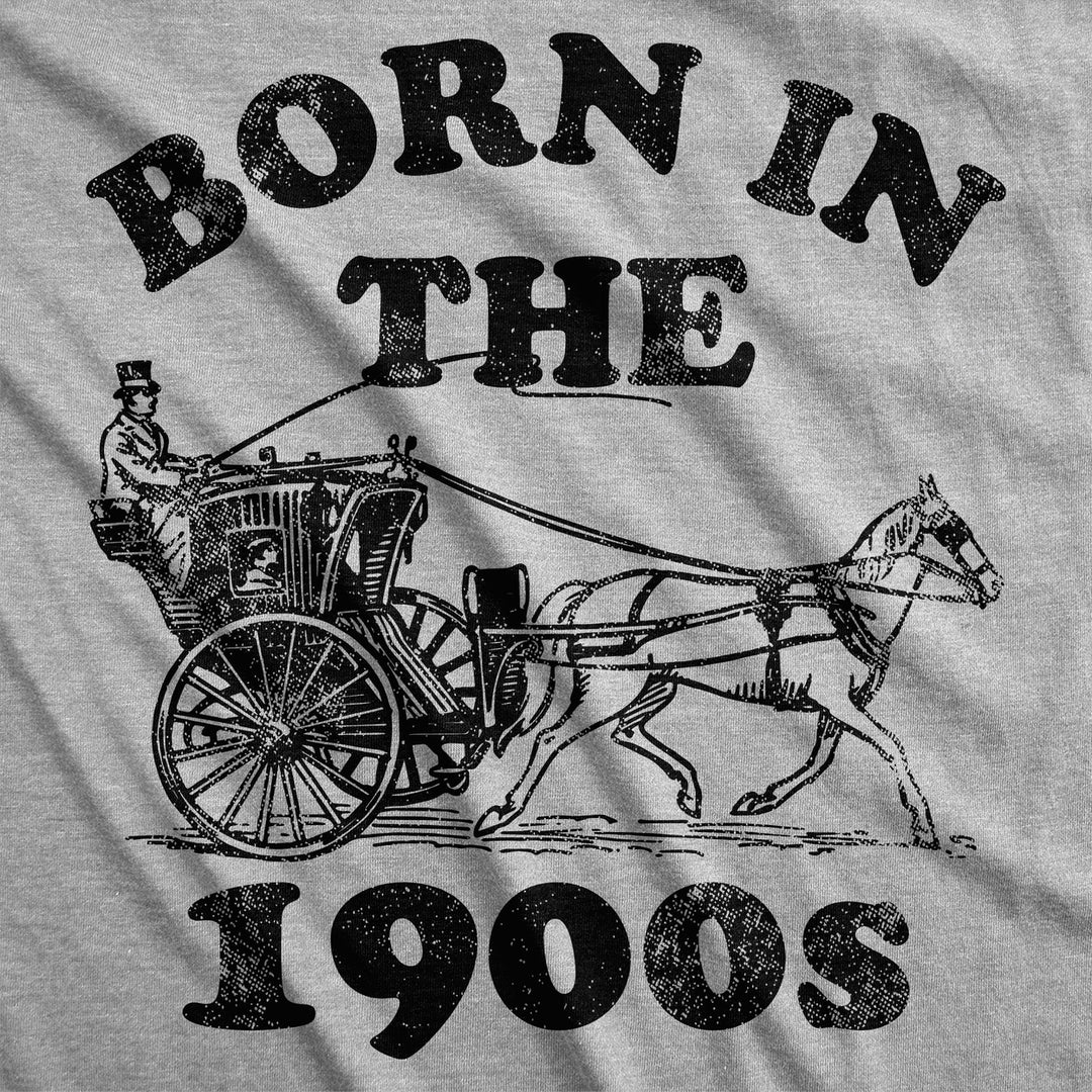 Born In The 1900s Unisex Hoodie Funny Sarcastic Retro Graphic Hooded Sweatshirt Image 2