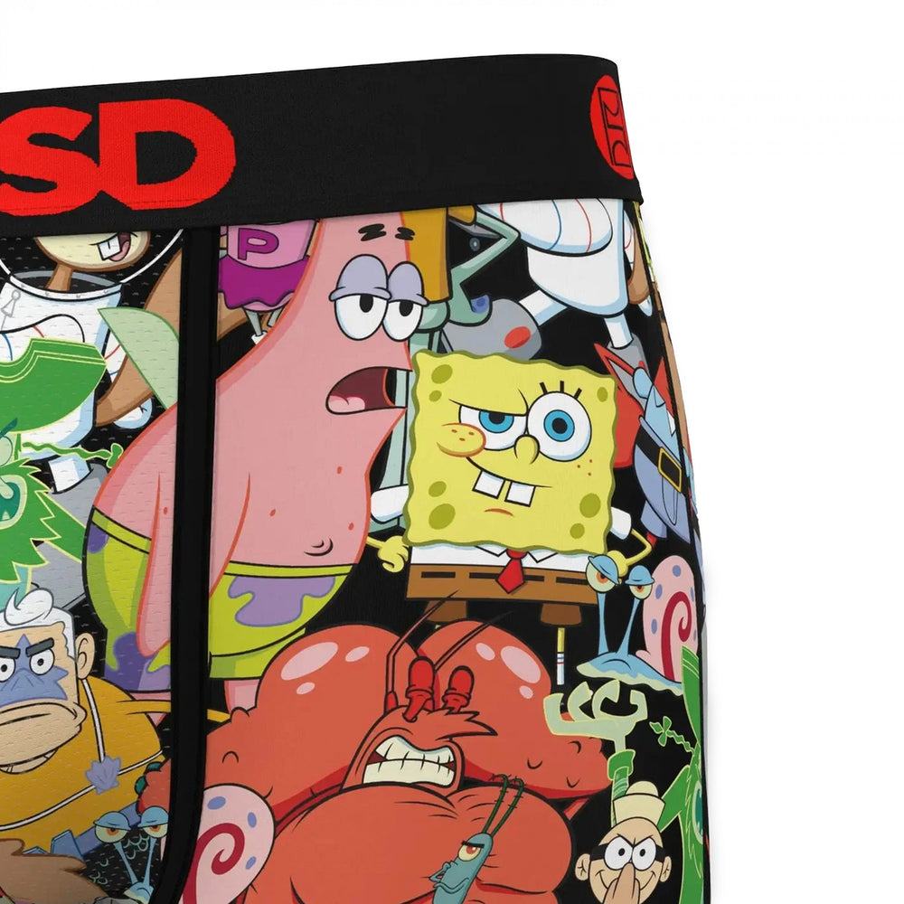 SpongeBob SquarePants Cast Collage PSD Boxer Briefs Image 2