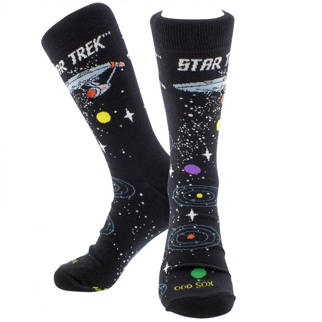 Star Trek Space Travel and Ship Crew Socks Image 1