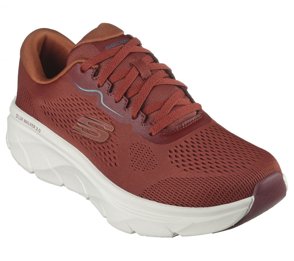 Skechers Mens Relaxed Fit: DLux Walker 2.0 - Swave Rust - 232714-RUST RUST Image 2