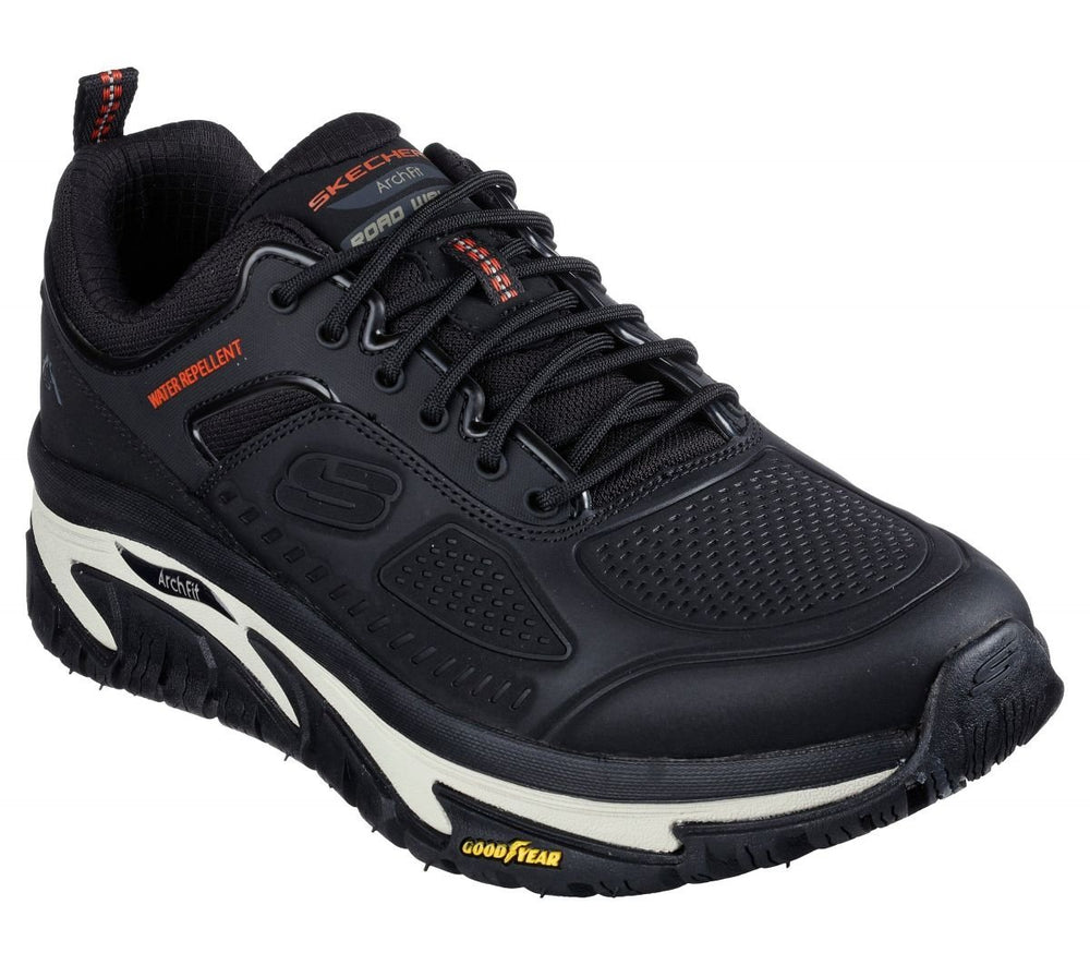 Skechers Mens Arch Fit Road Walker - Recon Sneaker Black - 237333-BLK BLACK Image 2