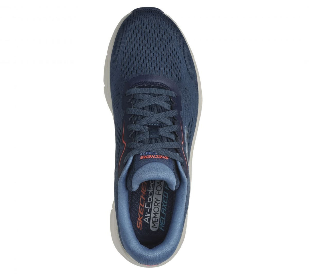 Skechers Mens Relaxed Fit: DLux Walker 2.0 - Swave Navy/Blue - 232714-NVBL NAVY / BLUE Image 3