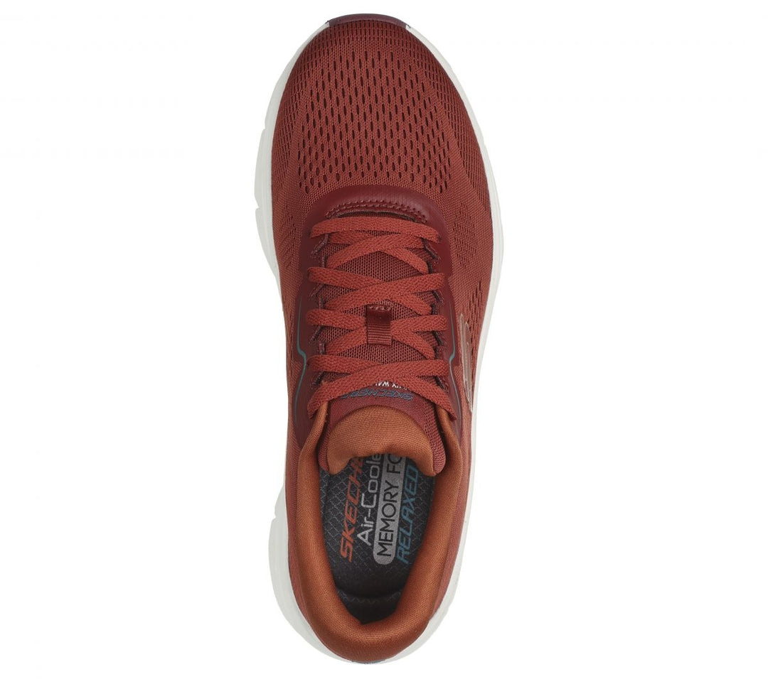 Skechers Mens Relaxed Fit: DLux Walker 2.0 - Swave Rust - 232714-RUST RUST Image 3