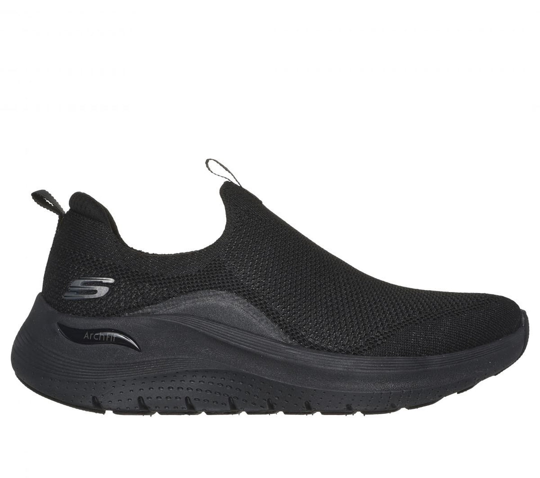 Skechers Womens Arch Fit 2.0 - Midnight Shimmer Slip-On Black/Black - 150063-BBK BLACK Image 1