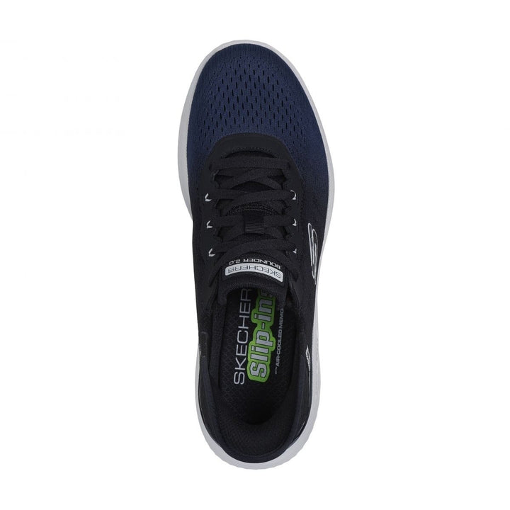 Skechers Mens Slip-ins: Bounder 2.0 - Tellem Sneaker Navy/Black - 232928-NVBK NAVY / BLACK Image 3