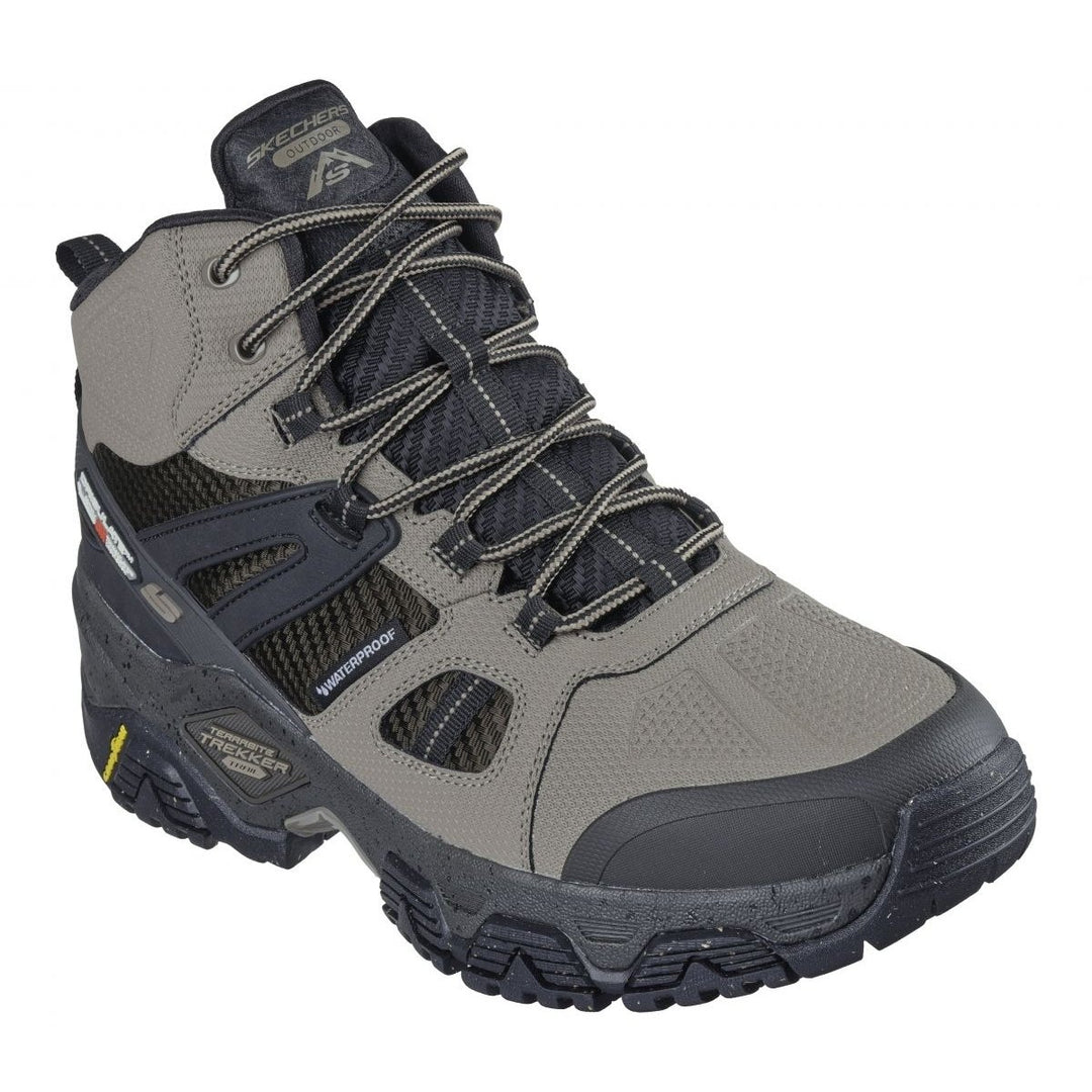 Skechers Mens Terrabite - Trekker Hiking Boot Natural/Black - 237499-NTBK NATURAL / BLACK Image 2