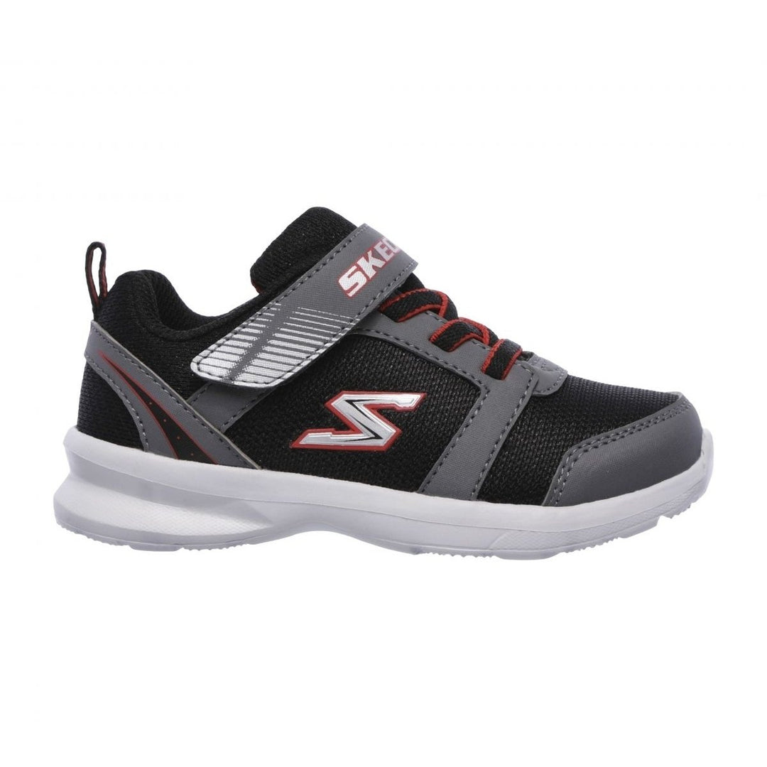 Skechers Boys Stepz - Powerjump Sneaker Black/Red - 95061N BLACK/RED Image 1