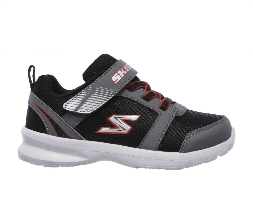 Skechers Boys Stepz - Powerjump Sneaker Black/Red - 95061N BLACK/RED Image 2