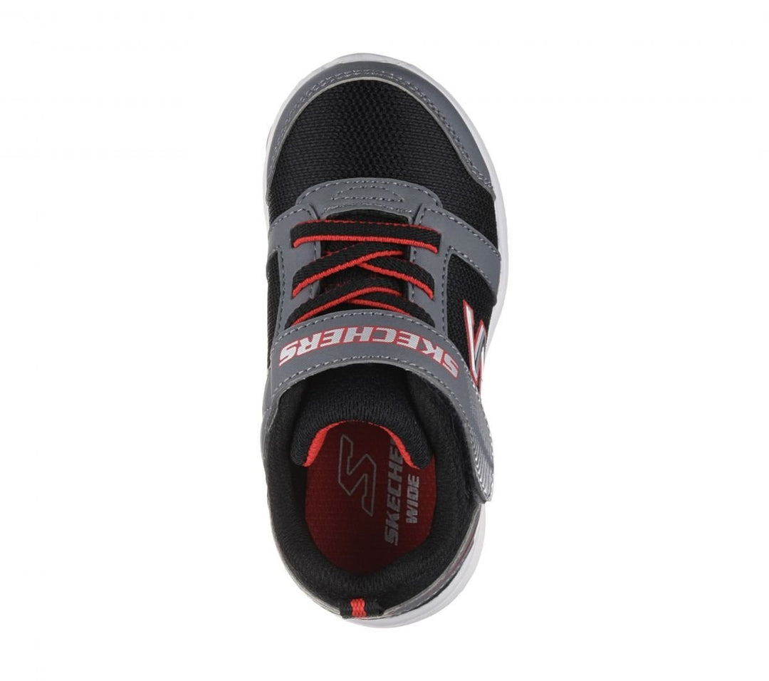 Skechers Boys Stepz - Powerjump Sneaker Black/Red - 95061N BLACK/RED Image 3