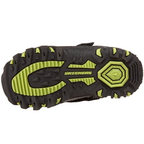 Skechers Toddler Boys Illuminators Damager - Spaceship Sneaker Black/Lime - 90356N BLACK/LIME Image 3