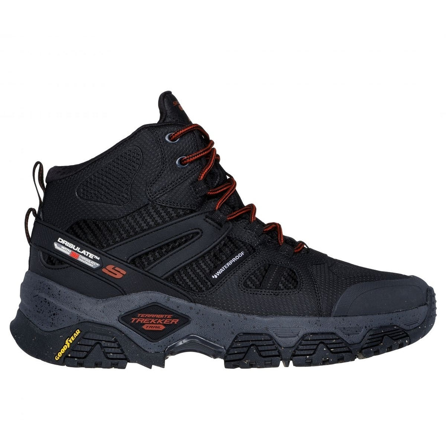 Skechers Mens Terrabite - Trekker Hiking Boot Black/Charcoal - 237499-BKCC Black / Charcoal Image 1