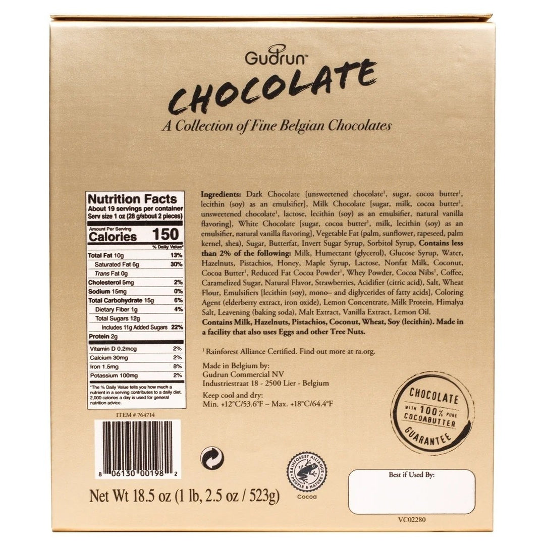 Gurdun Fine Belgian Chocolates 18.5 Ounce Image 2