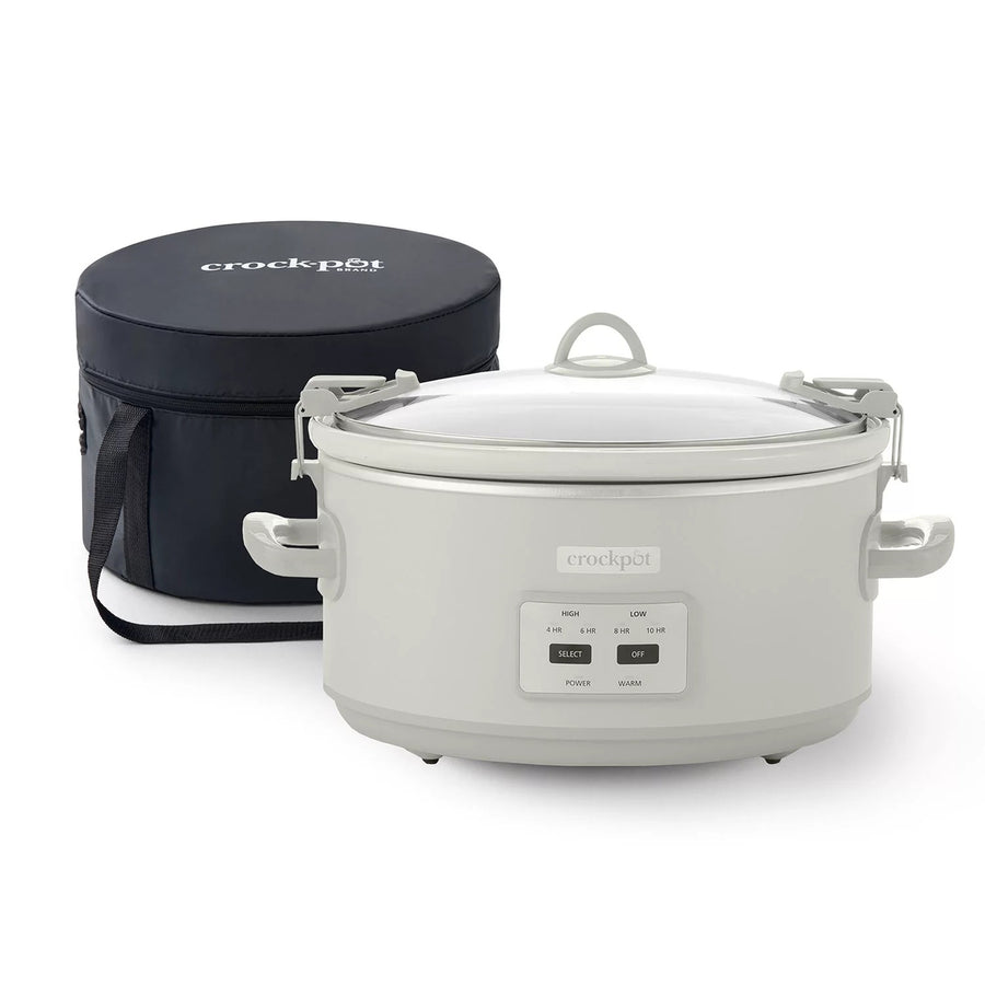 Crock-Pot 7-Quart Cook and Carry Programmable Slow Cooker with Carry Bag Image 1