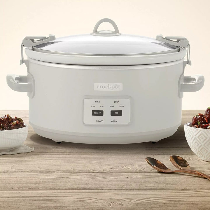 Crock-Pot 7-Quart Cook and Carry Programmable Slow Cooker with Carry Bag Image 2