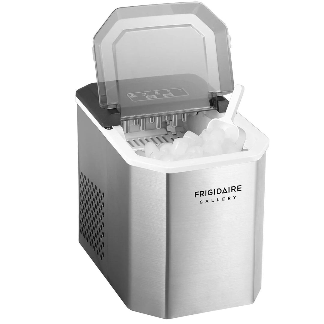 Frigidaire Gallery Stainless Steel Ice Maker 26 Pounds Image 2