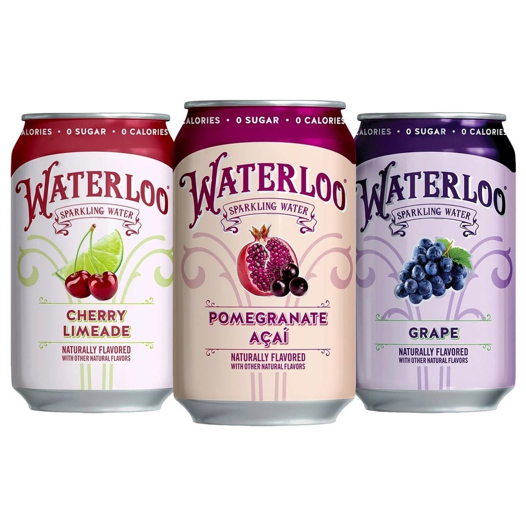 Waterloo Sparkling Water ,Variety Pack 12 Fluid Ounce (Pack of 24) Image 4