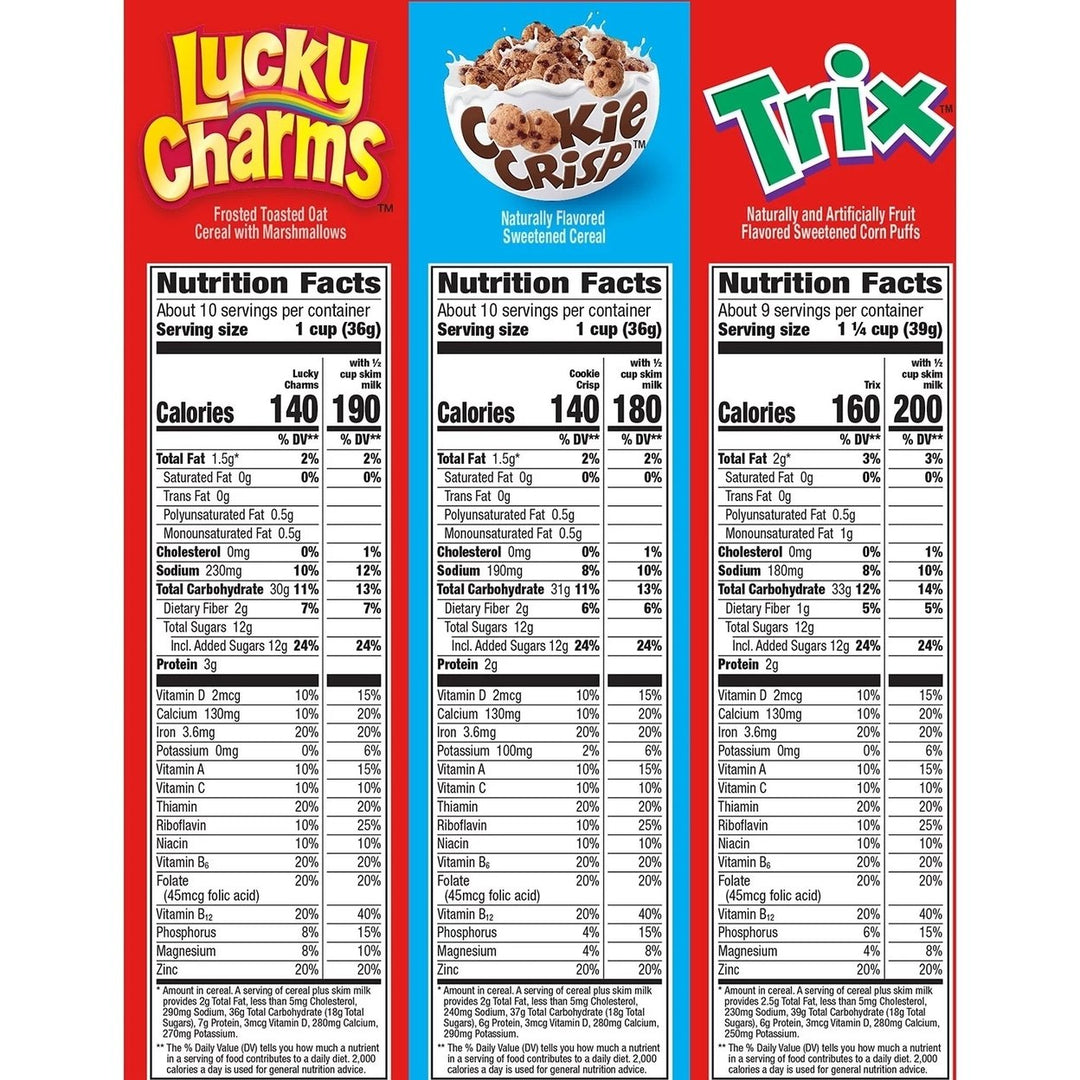 General Mills Cereal Variety Pack 38.5 Ounce Image 4