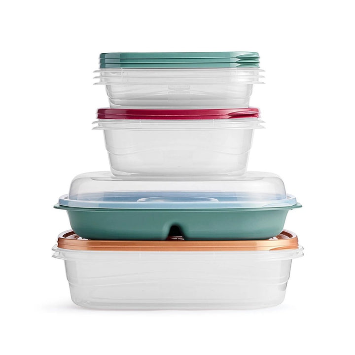 Rubbermaid Takelongs 16-Piece Food Storage and Party Platter Set Image 1