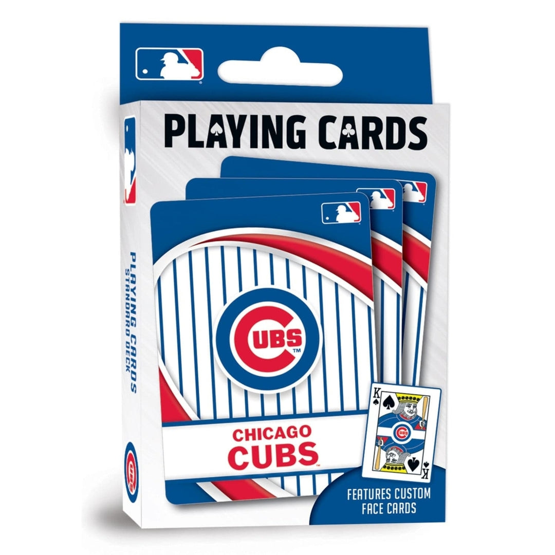 Chicago Cubs Playing Cards - 54 Card Deck Image 1