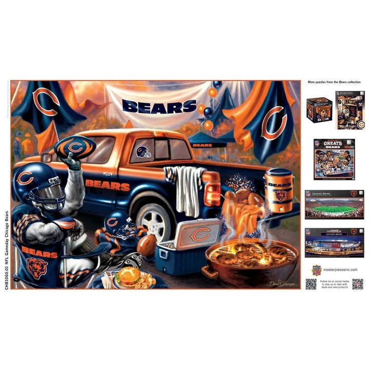 Chicago Bears 1000 Piece Jigsaw Puzzle 19.25x26.75 Eco-Friendly Chipboard Image 4