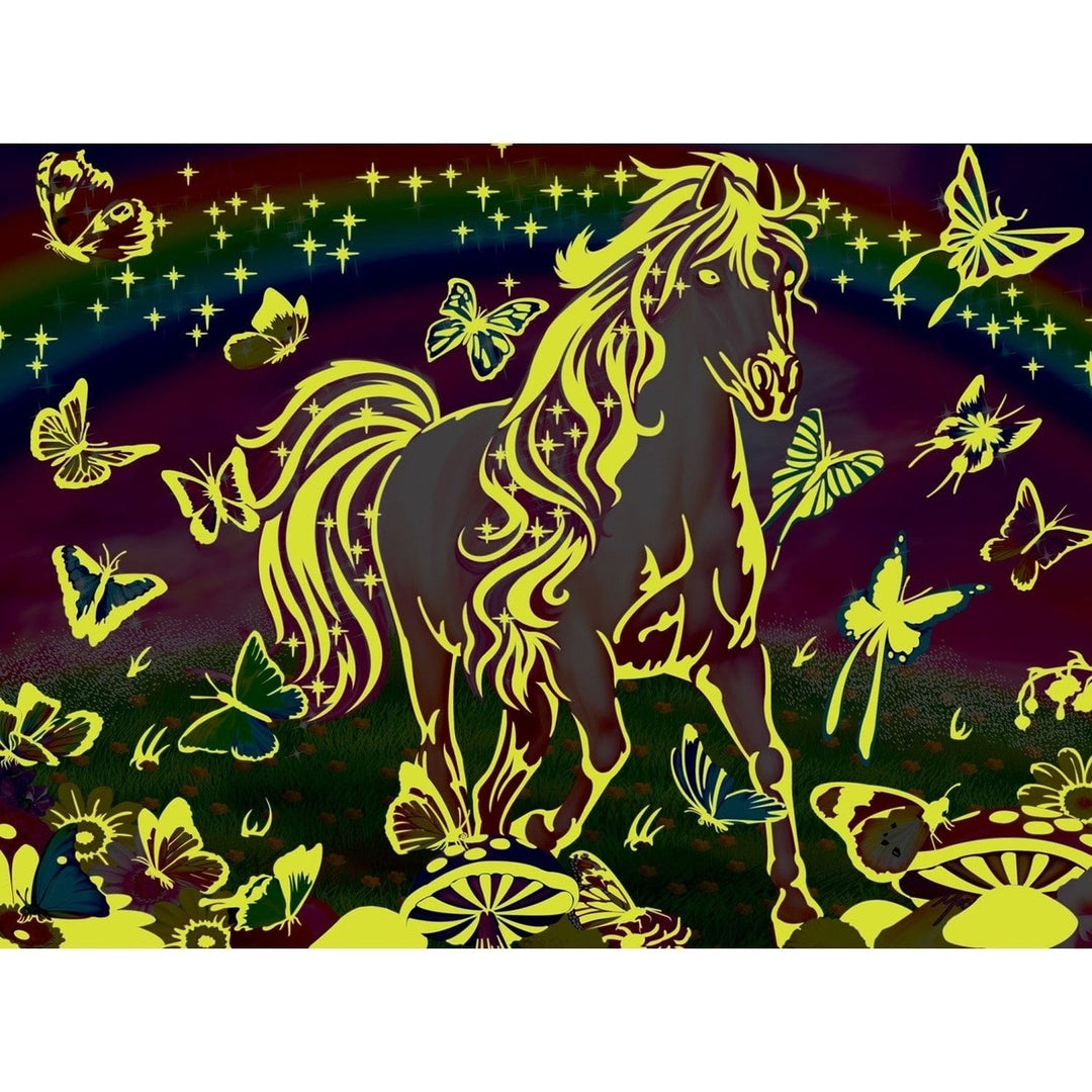 Glow in the Dark - Rainbow World 60 Piece Jigsaw Puzzle Image 4