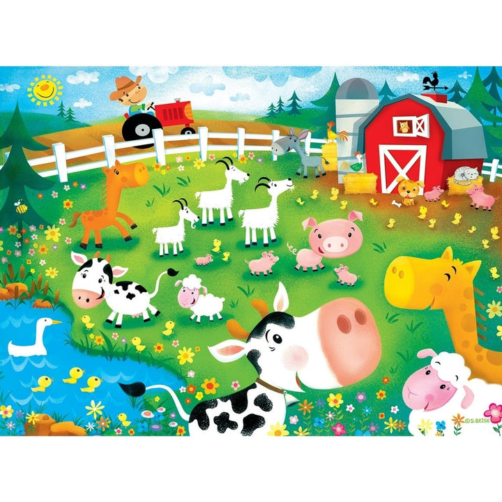 Lil Puzzler Old MacDonalds Farm 24 Piece Kids Jigsaw Puzzle Fun Farm Theme Image 2