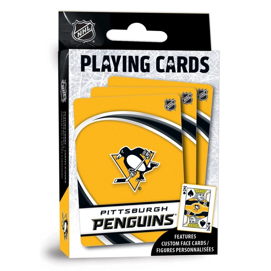 Pittsburgh Penguins Playing Cards - 54 Card Deck Image 1