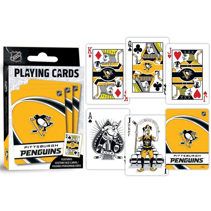 Pittsburgh Penguins Playing Cards - 54 Card Deck Image 3