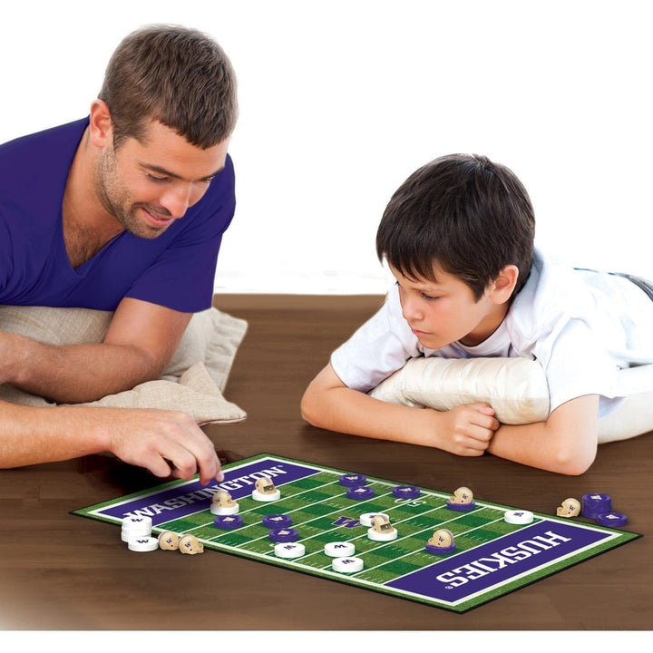 Washington Huskies NCAA Checkers Board Game 13x21 inches MasterPieces set Image 3