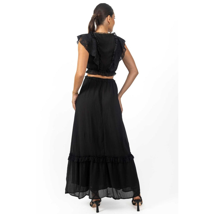 Miah Maxi Womens Dress Black Image 6