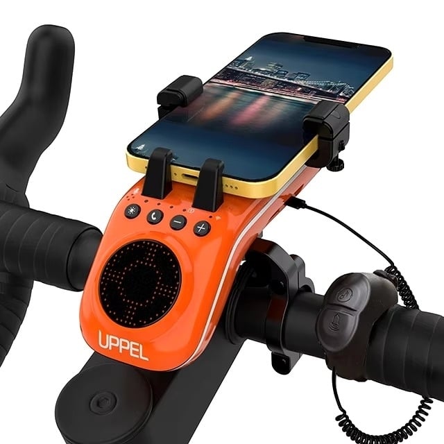 10 in 1 Bike Light 5000mAh Rechargeable Front Lamp Bicycle Phone Holder with Bluetooth Speaker Cycling Bell Accessories Image 8