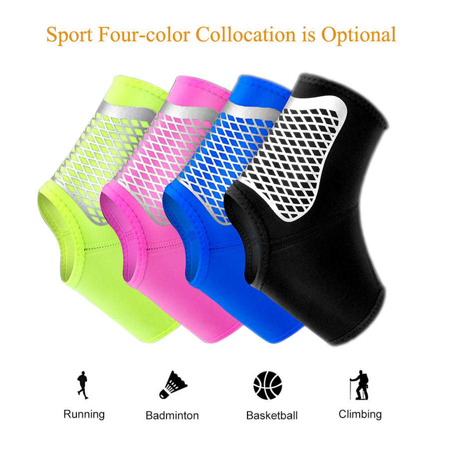 1Pcs Ankle Brace Compression Sleeves Support Foot Protective Gear Fitness Running Ankle Support Image 1