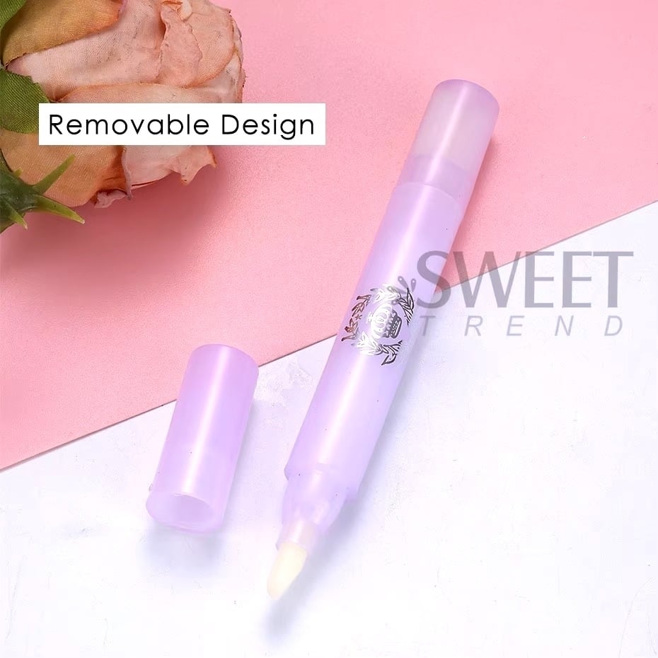 2pcs Nail Art Polish Corrector Removal Pen Replacement Tips Cleaner Tools Image 4