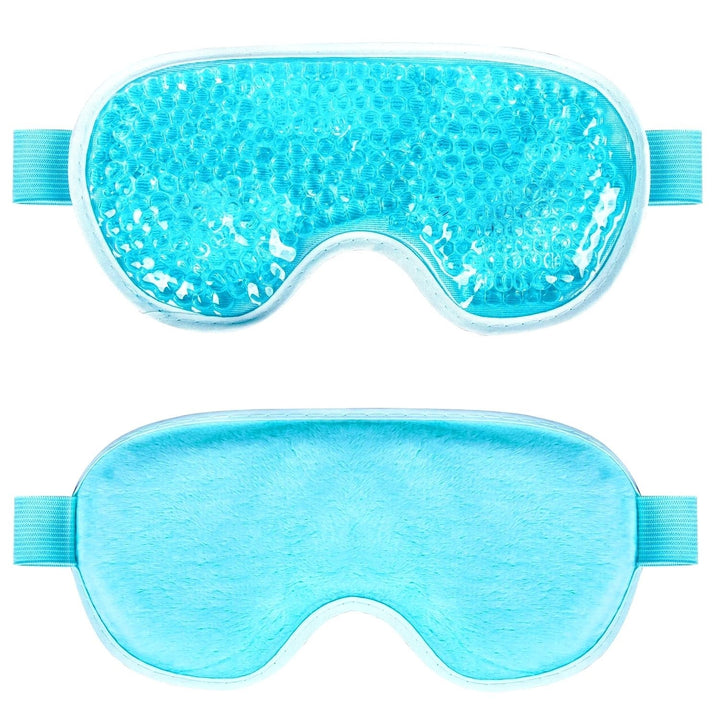 1PCS Gel Bead Cooling Eye Mask - Reusable Cold Compress Ice Pack for Sleeping Skincare Relief Image 8