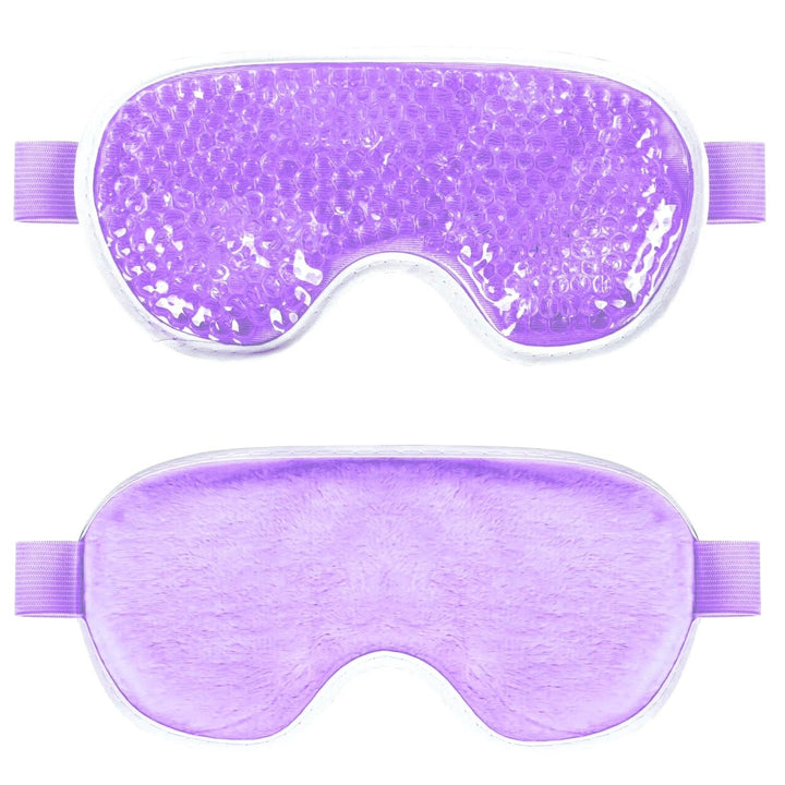 1PCS Gel Bead Cooling Eye Mask - Reusable Cold Compress Ice Pack for Sleeping Skincare Relief Image 9