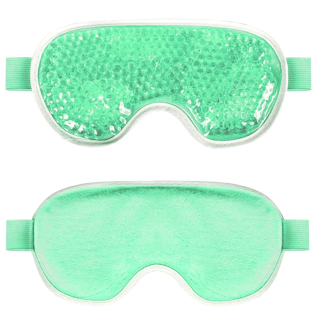 1PCS Gel Bead Cooling Eye Mask - Reusable Cold Compress Ice Pack for Sleeping Skincare Relief Image 10