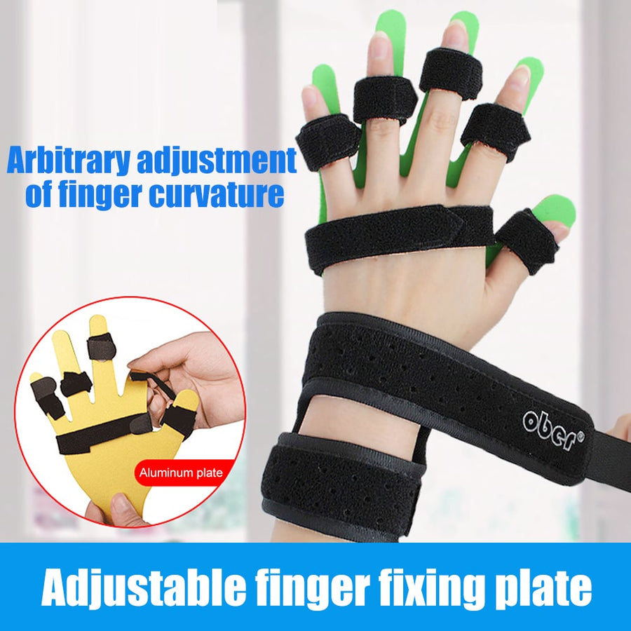 Child Finger Splint Fingerboard Finger Separator Orthotics Points Hand Wrist Training Device Brace Support Flex Spasm Image 1