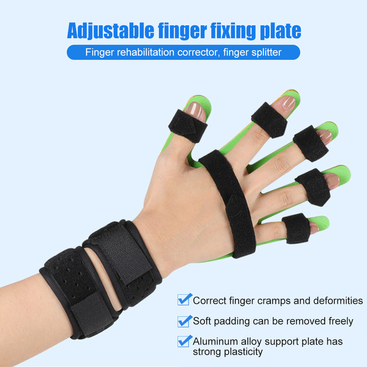 Child Finger Splint Fingerboard Finger Separator Orthotics Points Hand Wrist Training Device Brace Support Flex Spasm Image 4