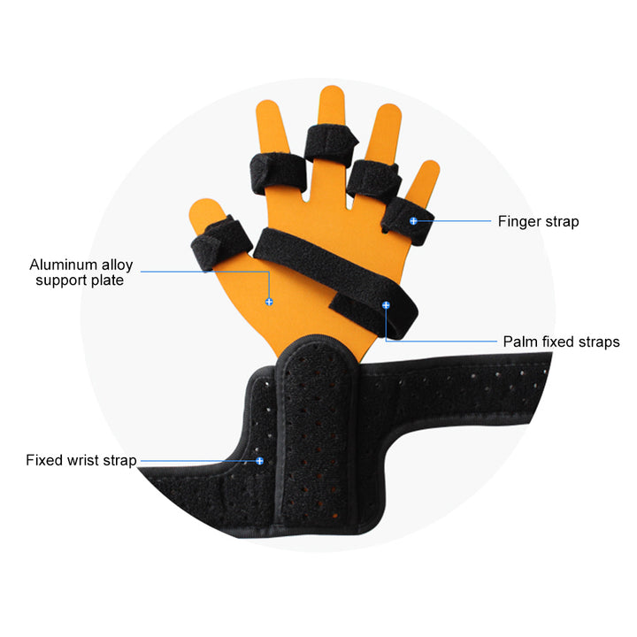 Child Finger Splint Fingerboard Finger Separator Orthotics Points Hand Wrist Training Device Brace Support Flex Spasm Image 7