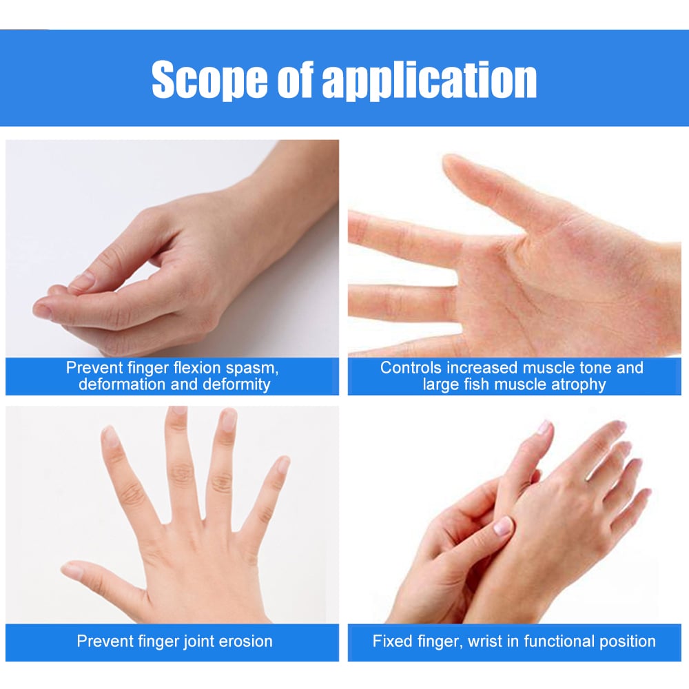 Child Finger Splint Fingerboard Finger Separator Orthotics Points Hand Wrist Training Device Brace Support Flex Spasm Image 9