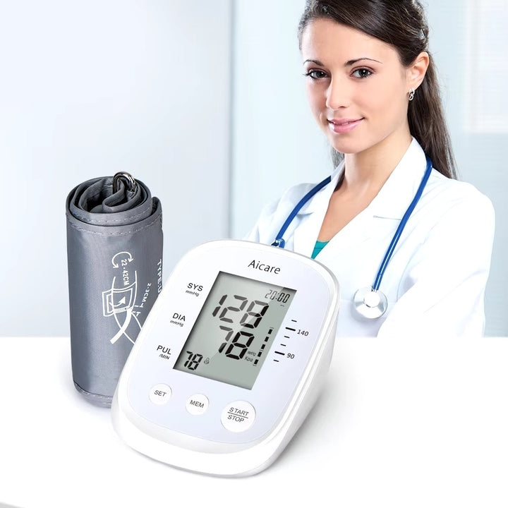 Digital Blood Pressure Monitor for Upper Arm  Automatic BP Meter with Pulse Detection Image 2