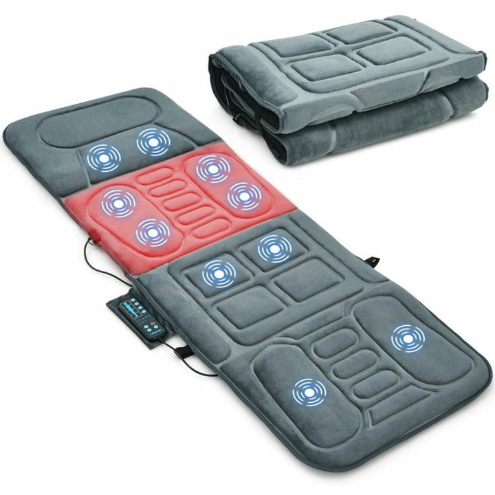 Hommoo Foldable Massage Mat with Heat and 10 Vibration Motors Image 4