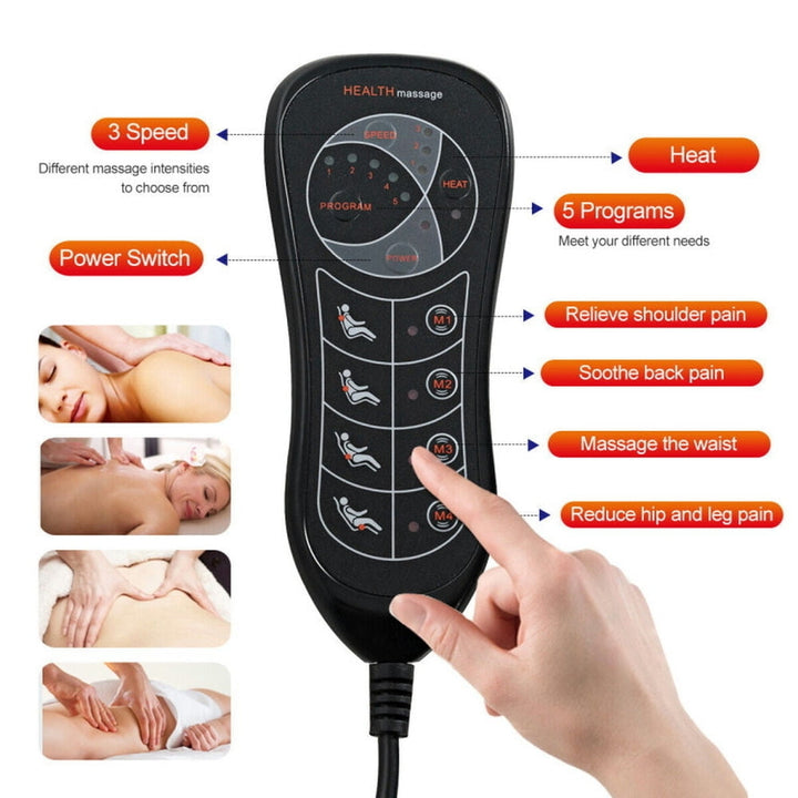 Hommoo Foldable Full Body Massage Mat with 10 Vibration Motors Image 4